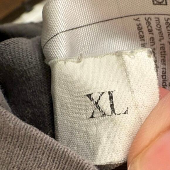 XL Charcoal Grey Long Cuffed Sleeved Original Fit Cotton Men’s Carhartt T-shirt - Picture 6 of 13